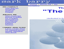 Tablet Screenshot of markbarry.com